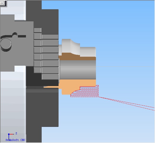 轴配合轴零件数控加工及仿真